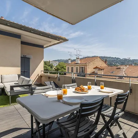 Apartment Cannes 40 M² Terrace & Included Parking